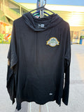 Hooded Black Stadium View Sweatshirt