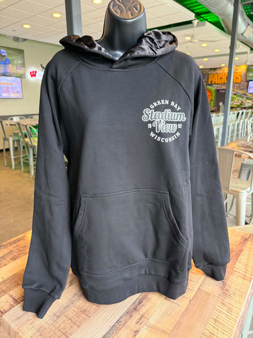 Black Stadium View Hoodie