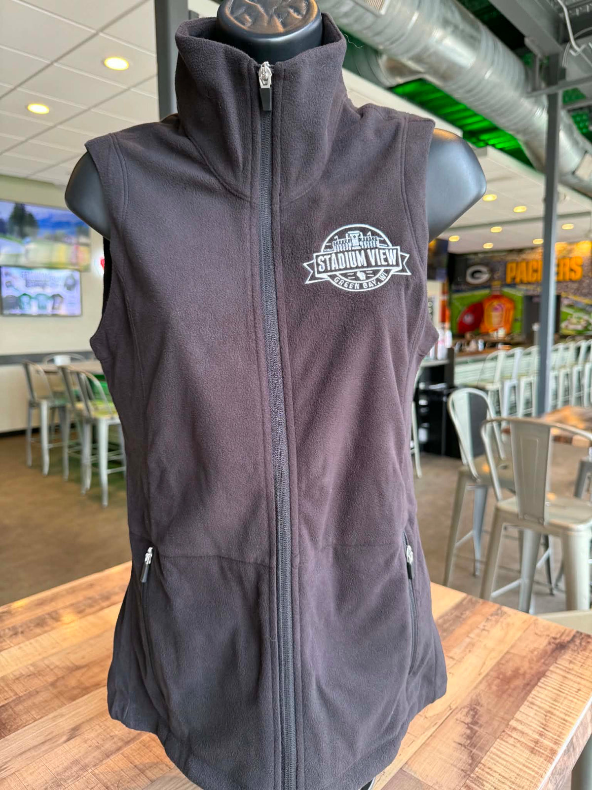 Black SV Fleece Vest