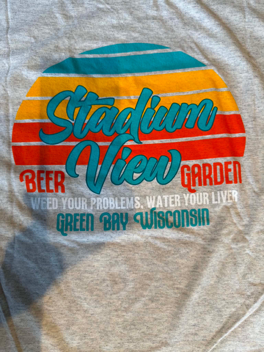 Gray Beer Garden T-shirt