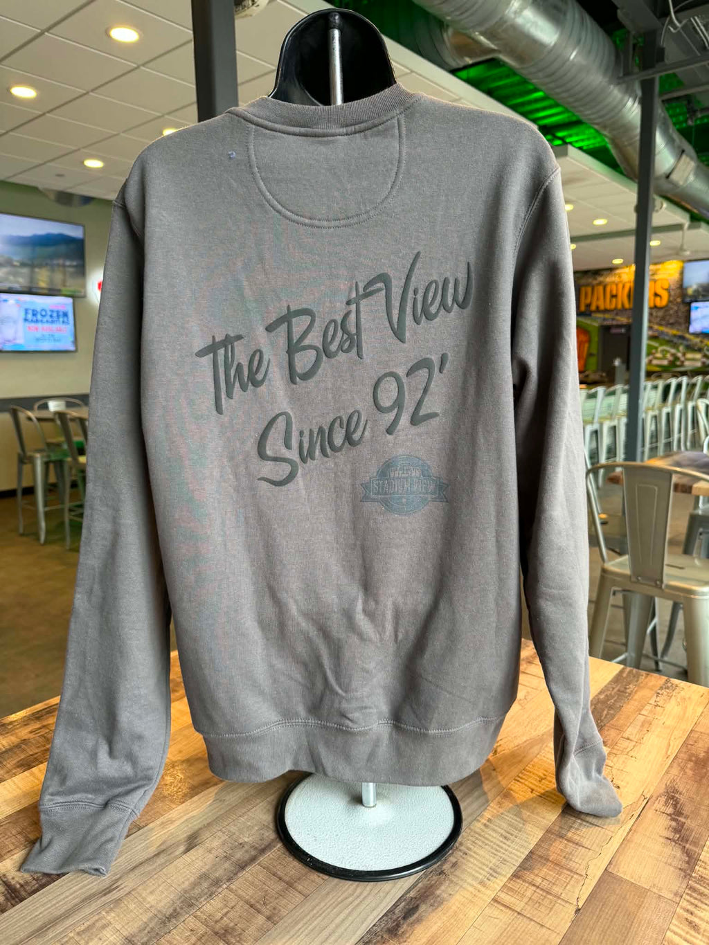 Gray SV Crewneck